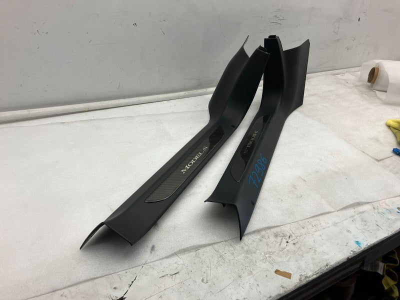 ⭕2012-2020 Tesla Model S Front Left & Right Lower A-Pillar Trim Cover Panel Assy