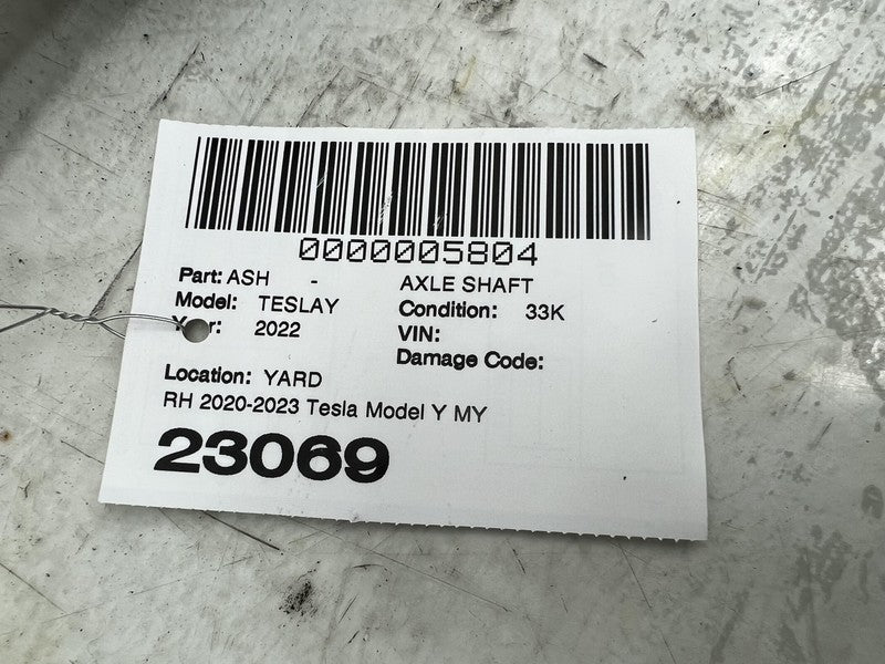 118816100D 2020-2023 Tesla Model Y MY Rear Left or Right Axle Shaft Halfshaft 28MM X 580MM