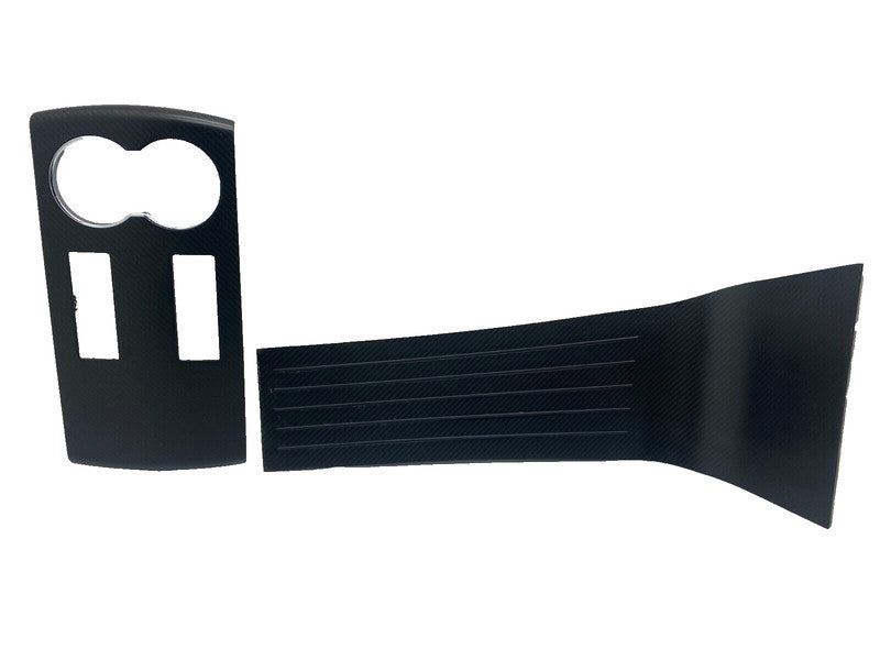 1002362 00 C 12-20 Model S Center Console Floor Finisher Rubber Mat & Cup Holder 1002362-00-C