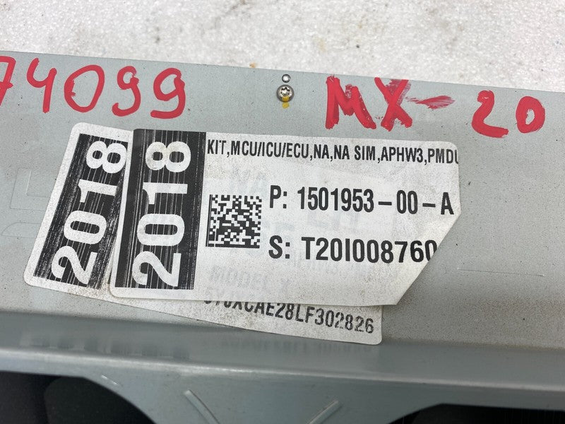 1501953 00 A ⭕ 16-20 Model S X Autopilot Module Self-Driving ECU Computer 3.0 1501953-00-A