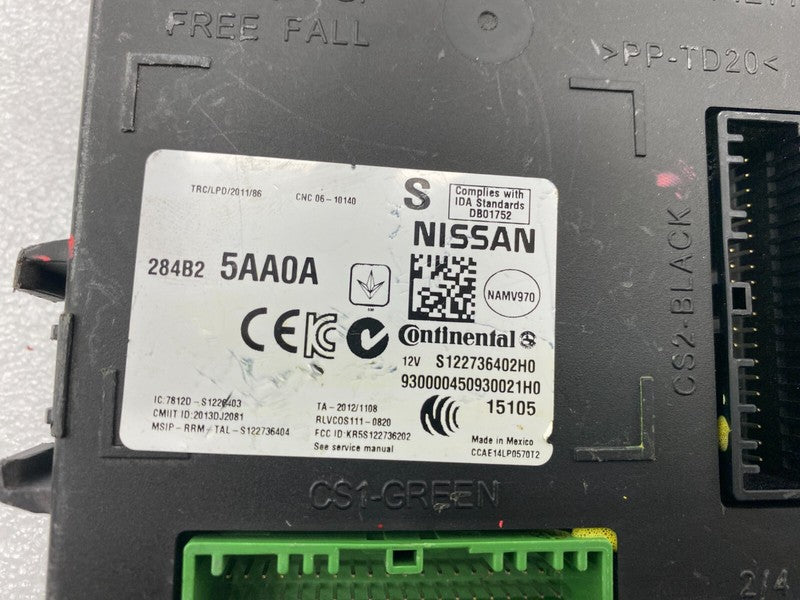 284B25AA0A ⭕ 15-17 Nissan Murano Front Driver Dash Body Module Unit BCM Left LH 284B2 5AA0A