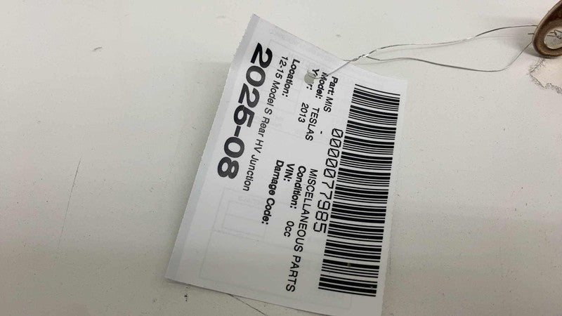 100487400E ⭕ 12-15 Model S Rear HV Junction Box to Charge Port Cable Harness 1004874-00-E