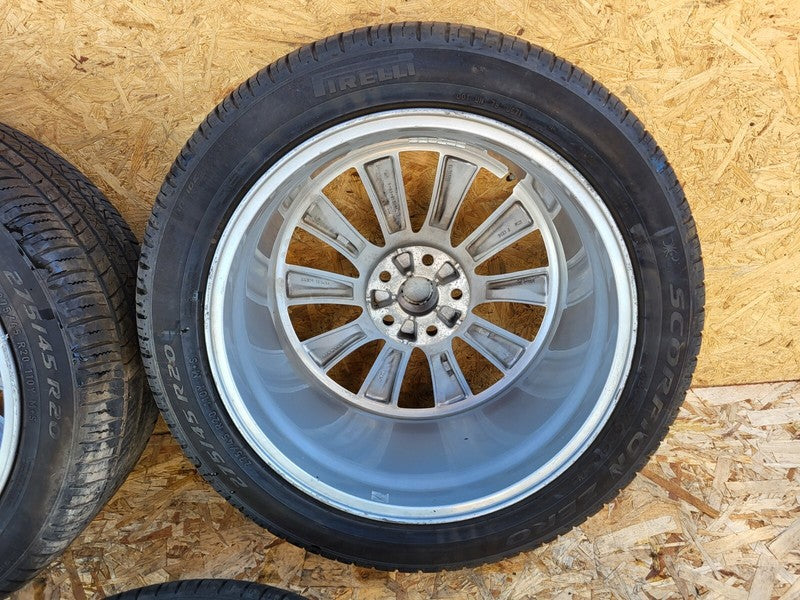 1027245 00 C ⭕ 2016-2020 Tesla Model X Wheel Rim 20x9.0 35MM (20x9.5 40MM) w/ Pirelli Tire x3