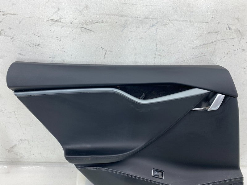 ⭕ 2012-2020 Tesla Model S Rear Left Interior Door Panel Trim Card Cover LH Assy