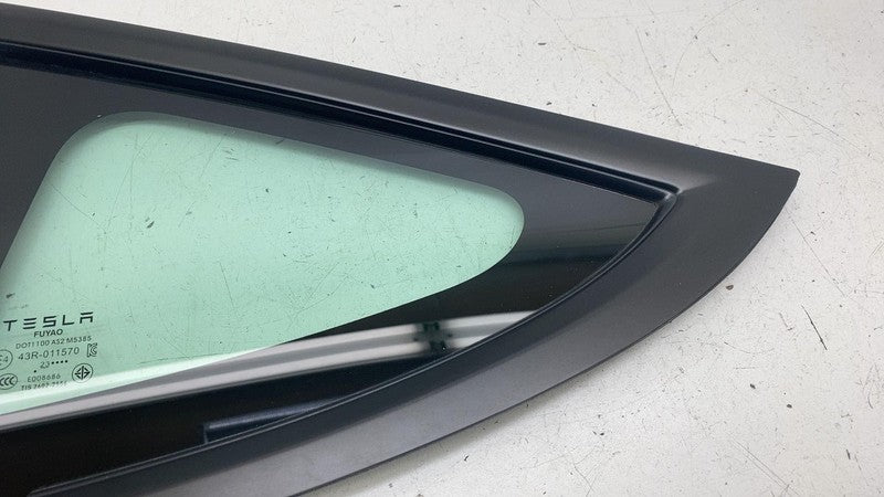 1514978-00 ⭕ 24-25 Model 3 Rear Driver Side Quarter Fixed Window Glass Left LH 1514978-00