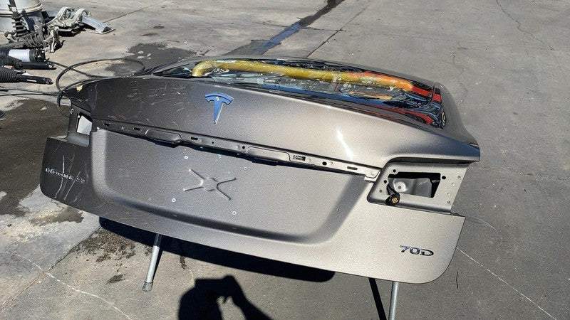 ⭕ 2012-2015 Tesla Model S Rear Trunk Liftgate Hatch Panel w/ Window Gl