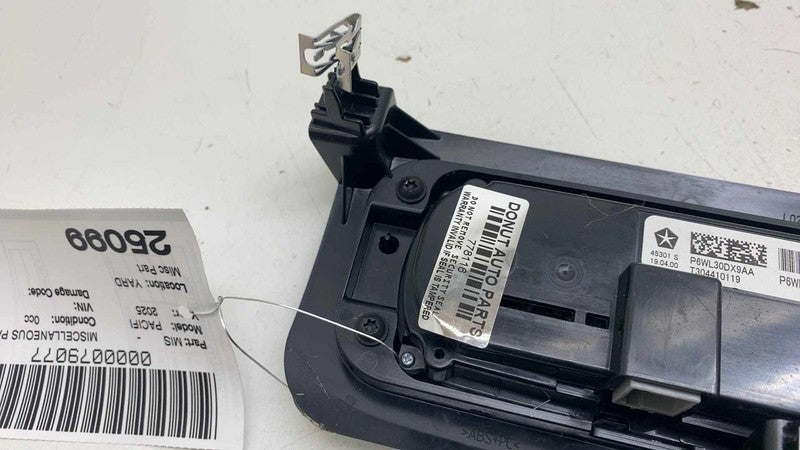 P6WL30DX9 20-25 Chrysler Pacifica Roof Rear HVAC Heater Climate Control Switch P6WL30DX9AA