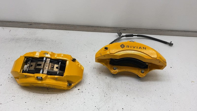 PT00000728 2022-2024 Rivian R1T R1S Adventure Set of 4 Front & Rear Brake Caliper Yellow