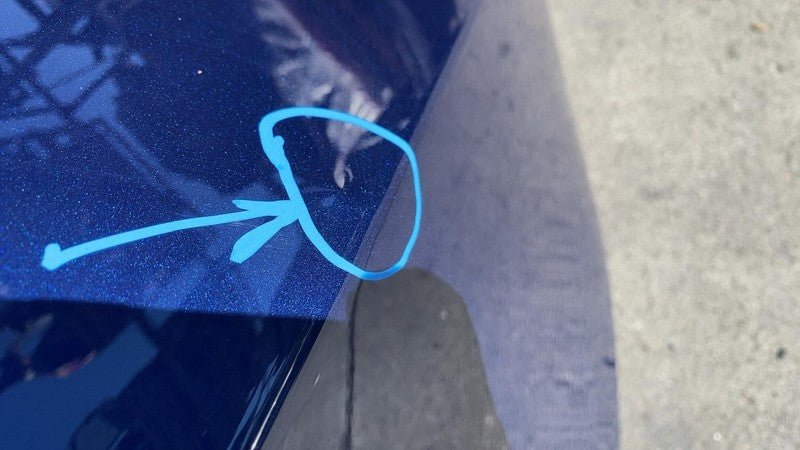 ⭕ 2017-2020 Tesla Model 3 Rear Right Quarter Panel Structural Cut Out Blue PPSB