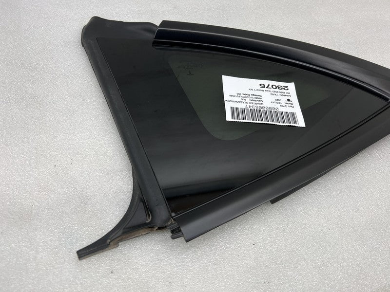 1495741 00 E 2020-2023 Tesla Model Y Rear Passenger Side Quarter QTR Window Glass Right Assy