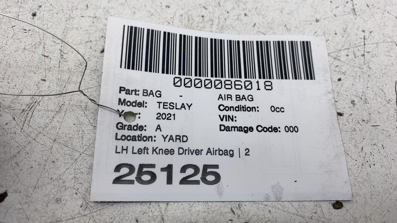 ⭕ 20-24 Model Y Front Driver Lower Knee Safety Airbag Module Left 1077