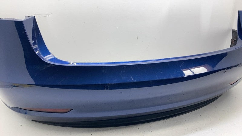 ⭕ 2017-2022 Tesla Model 3 Rear Bumper Cover w/ Park Sensor & Harness Blue - PPSB