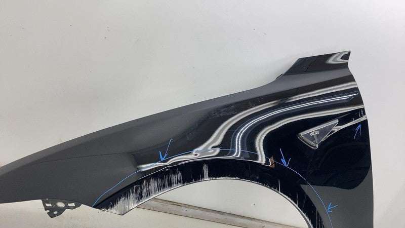 ⭕2012-2020 Tesla Model S Front Driver Side Fender Shell Panel Left LH Black PBSB