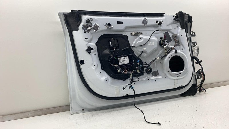 ⭕ 16-20 Model S Front Driver Side Door Panel Shell Left White PPSW 600