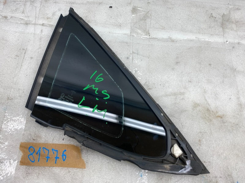 E6 43R-008010 ⭕ 2012-2020 Tesla Model S Rear Driver Side Quarter Fixed Glass Left LH Assembly
