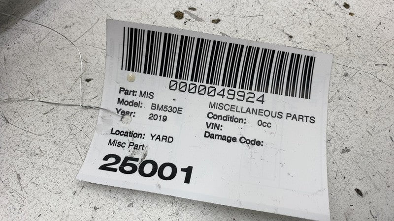 2019 BMW 530e G30 2.0L Battery Voltage Jump Start Terminal Junction Bo