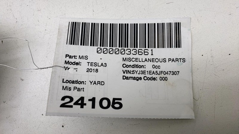 17-23 Model 3 Safety Restraint Computer Control Module (Crash Data) 10