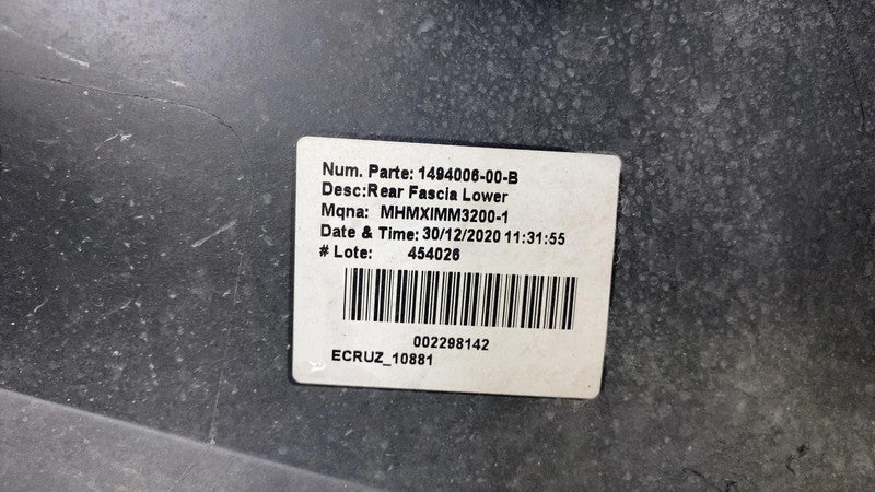 ⭕ 2020-2022 Tesla Model Y Rear Bumper Cover w/ Park Sensor Red PPMR 14