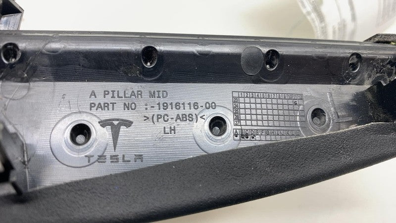 190550960B 2024 2025 Tesla Cybertruck Front Driver Side A-Pillar Trim Cover Left LH Assy