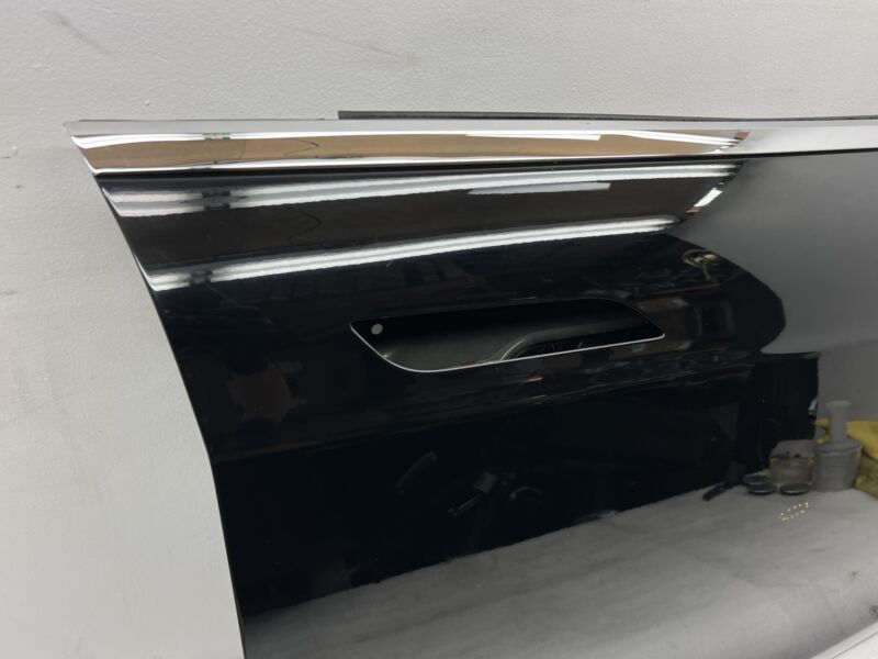 2012-2015 Tesla Model S Front Passenger Side Door Shell Panel Right Black - PBSB