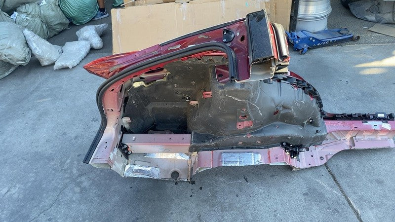 ⭕ 2016-2020 Tesla Model X Rear Driver Side Quarter Panel Cutout Left LH Red PPSR