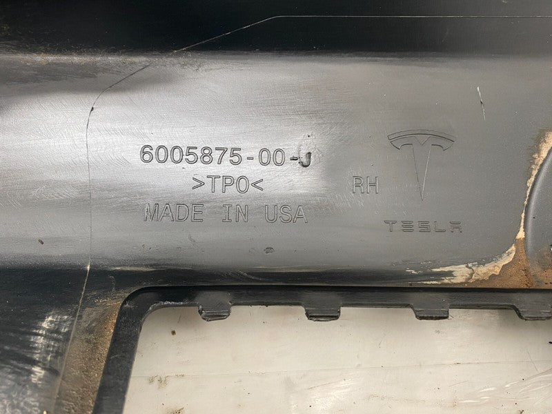 ⭕12-20 Model S Passenger Side Skirt Rocker Molding Sill Panel Right 60