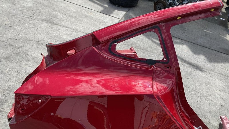 ⭕ 17-20 Tesla Model 3 Rear Right Quarter Panel Structural Frame Cut Red - PPMR