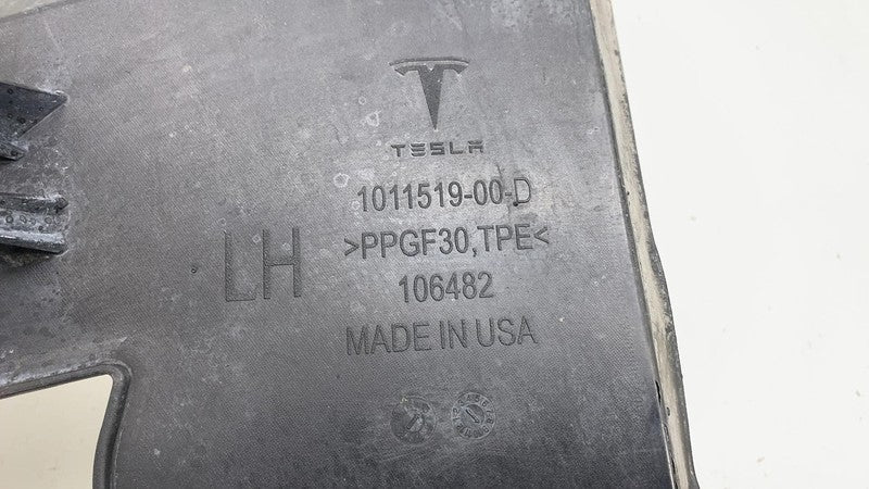101151900D ⭕ 12-15 Tesla Model S Front AC Air Conditioner Condenser Duct Left 1011519-00-D