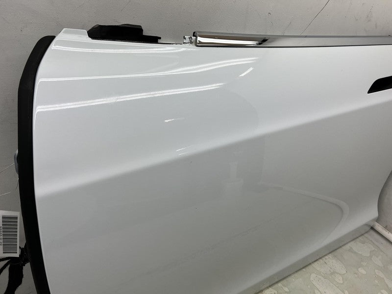 2012-2015 Tesla Model S Front Driver Side Door Shell Panel Left Assy White PBCW
