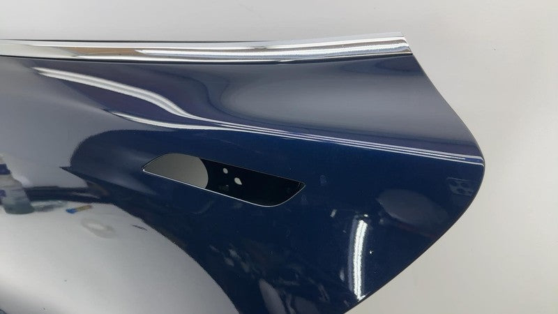 ⭕2012-2015 Tesla Model S Rear Driver Side Door Shell Panel Left LH Blu