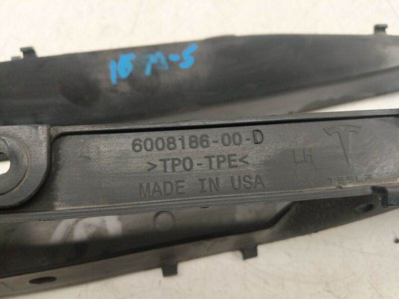 6008186 00 D ⭕12-15 Tesla Model S Rear Left & Right Aero Shield & Lower Diffuser 6008186-00-D
