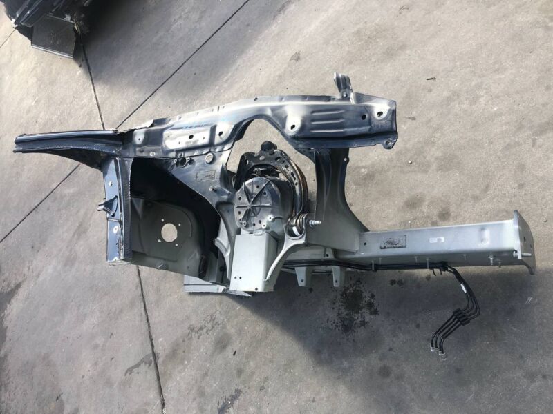 Does Not Apply 2012-2015 Tesla Model S Front Left Body Quarter Panel Fender Apron Frame Cut Out