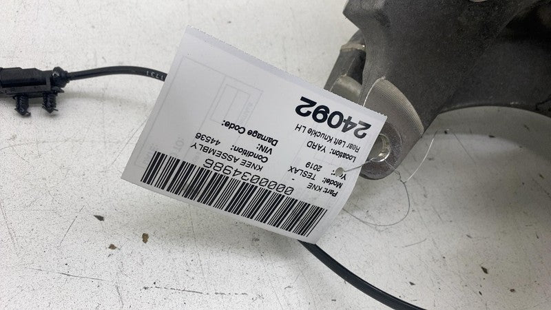 ⭕ 2016-2020 Tesla Model X Rear Driver Suspension Spindle Knuckle w/ Shield Left