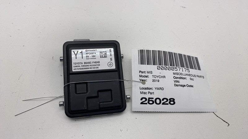 8646CF4040 ⭕ 2019 Toyota C-HR Windshield Mounted Lane Departure Warning Camera 8646C-F4040