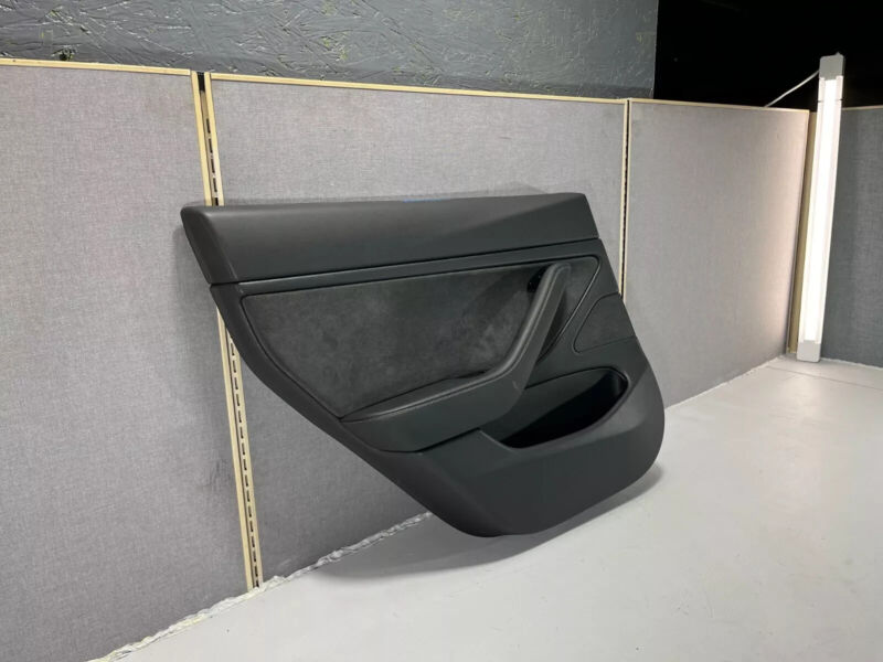 2017-2020 Tesla Model 3 M3 Rear Driver Side Interior Door Panel Trim Card Left