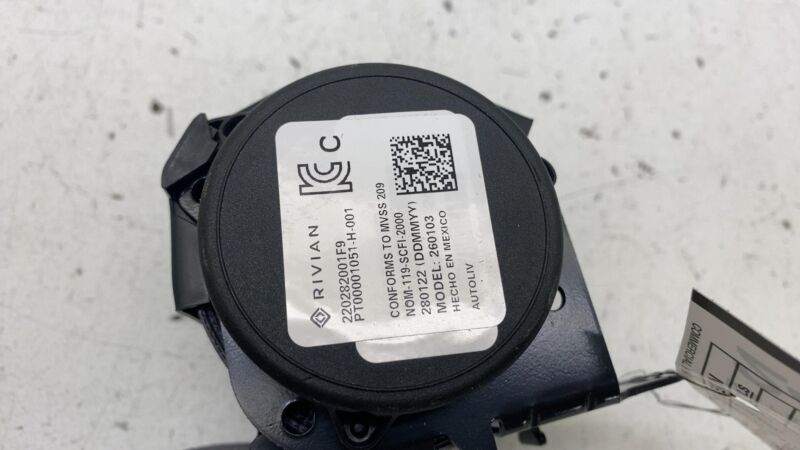 2022-2024 Rivian R1T Rear Center Seat Belt Retractor PT00001051-H