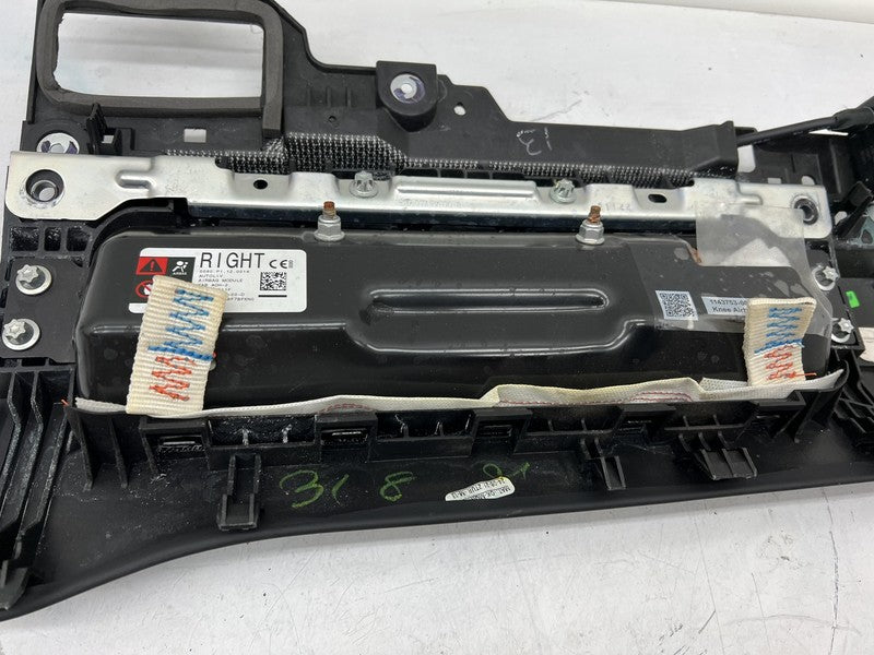 1077826-00-D 2021-2023 Tesla Model S X Plaid Front Right Passenger Knee Airbag BLACK w/ Trim