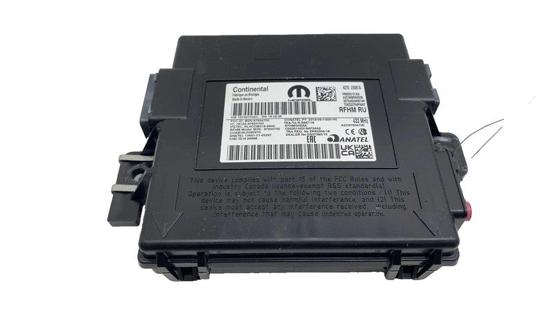 68592131AA ⭕ 2017-2025 Chrysler Pacifica Transmit Hub Receiver Control Module 68592131AA