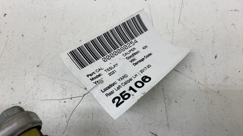 ⭕ 2020-2024 Tesla Model Y Rear Left Caliper w/ Brake Hose Line LH 1044