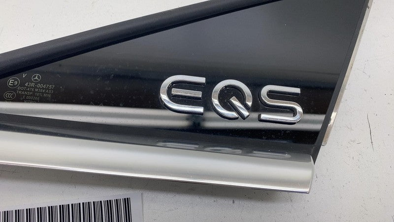 A2976702300 ⭕22-25 EQS 450+ V297 Front Left Exterior A-Pillar Quarter Glass Trim A2976702300