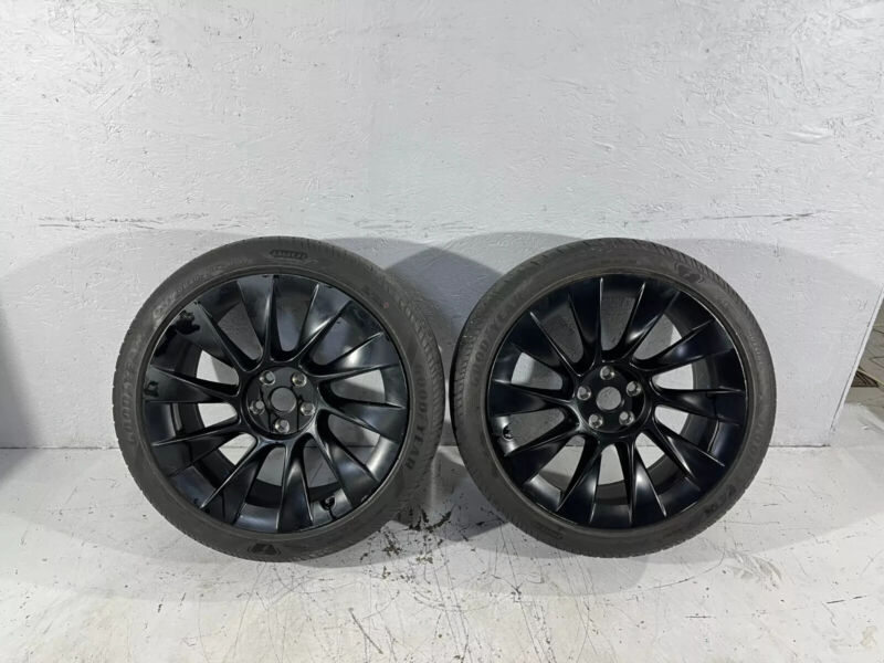 Does Not Apply 2020-2024 Tesla Model Y Pair of Induction Wheel Rim 20X9.5 ET45 + Tire 255/40R20