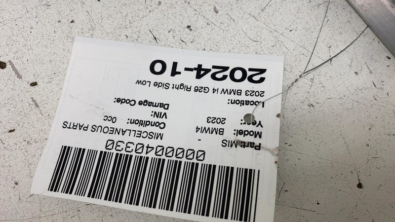 949882003 ⭕ 22-24 BMW i4 G26 Front Right Reinforcement Lower Brace Support Mount 949882003