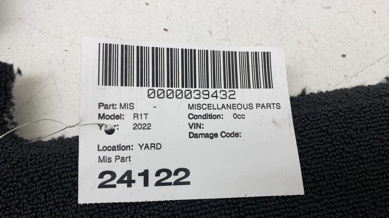 PT00014628 ⭕2022-2024 Rivian R1T Front Driver Side Floor Carpet Cover Liner Left PT00014628