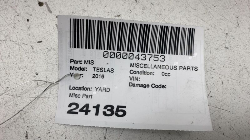 2012-2024 Tesla Model S X Rear Right Taillight Taillamp Side Reflector Lamp RH
