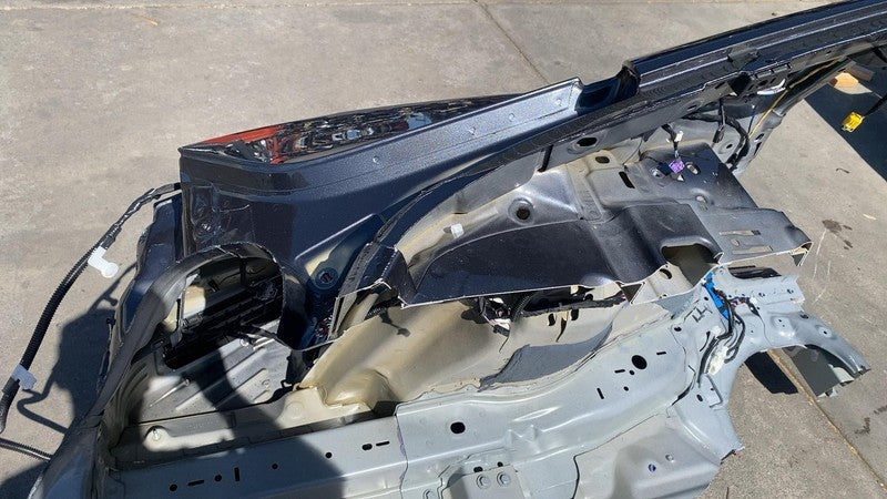 ⭕ 24-25 Model 3 Rear Driver Side Quarter Panel Structure Cutout Left Gray - PN01