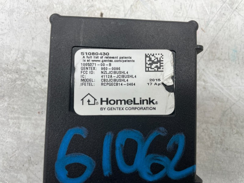 1005371 00 B 12-20 Model S X Homelink Computer Garage Door Opener Control Module 1005371-00-B