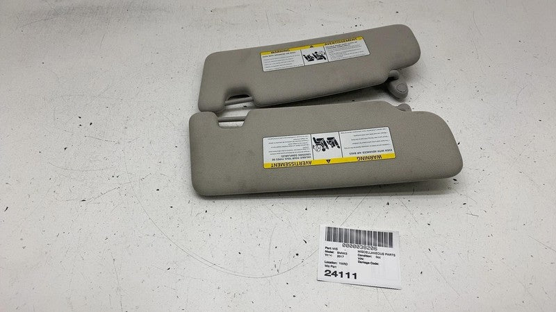 ⭕ 2014-2021 BMW i3 Front Left and Right Side Sun Visor Assembly with Mirror OEM