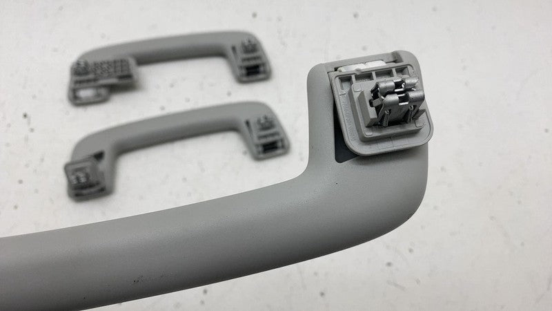 ⭕ 2019-2023 Audi e-Tron SET of Interior Roof Headliner Grab Handle Bar Gray OEM