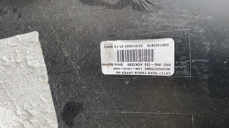 LJ8B17D781A 2021 2022 2023 Ford Mustang Mach-E Rear Fascia Bumper Upper Cover Assembly OEM