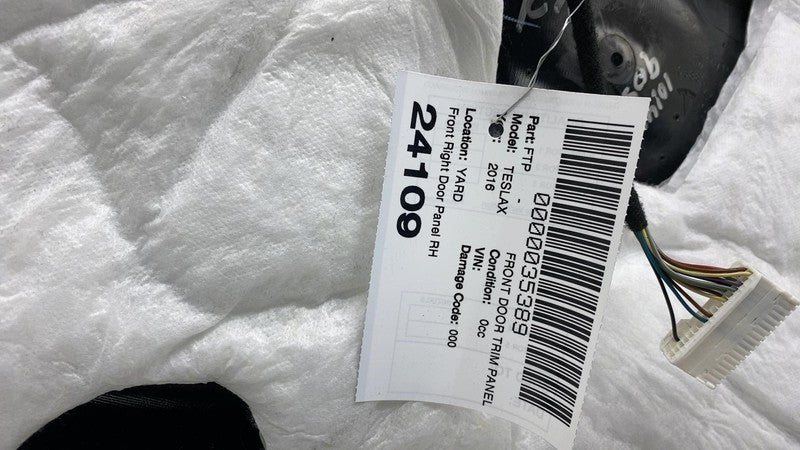 1055329-14-H ⭕ 2016-2020 Tesla Model X MX Front Right Door Panel Trim Card Cover 1055329-14-H